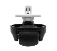 VZU Roue avant pour Roborock S65/S55 Max/S65 Pure/S7/S8/T7S/T8/G10/G20, Roborock S6, Accessoires Roborock S8, Roue avant silencieuse, Roue avant universelle, noire