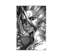 VZURF Impression sur toile Dr Stone Senku Ishigami - Décoration de chambre à coucher, bureau, chambre - Cadeau - 30 x 45 cm
