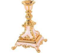 VZXATYOP Chandelier À Une Tête De Style Turc Rétro Élégant Bougeoir Décoratif en Alliage De Qualité Supérieure for Mariages Fêtes Chambres Décoration Intérieure(White)