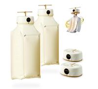 VZXATYOP Machine À Repasser Automatique Gonflable Améliorée For Chemises, Défroisseur Vapeur 2 En 1 Système De Pliage Avec Télécommande Portable For Voyages Et Appartements(2pcs)