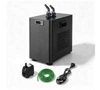 VZXATYOP Refroidisseur d'eau for Plongée À Froid, Refroidisseur D'aquarium avec Pompe | Réfrigération à compresseur,tuyau 3m,refroidissement silencieux for aquarium hydroponique(100L(26gal))