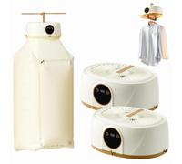 VZXATYOP Repasseur Automatique Portable Sans Fil Amélioré Sèche-linge For Maison Et Voyages Défroisseur Vapeur Mains Libres(2pcs)