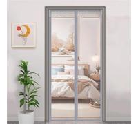 VZXATYOP Rideau De Porte Isolant Thermique Hiver pour Patio Maison Chambre À Coucher Cuisine Et Le Bureau Rideau De Porte Magnétique EVA Résistant À La Chaleur Et Au Vent(110x240cm)