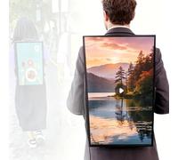VZXATYOP Sac À Dos Publicitaire 21,5" Android 11 - Écran LCD 1080x1920, Affichage Numérique Mobile avec 2Go+32Go, Saisie USB/APP pour Marketing Extérieur