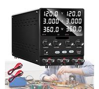 VzxCrue Alimentation De Laboratoire RéGuléE à DéCoupage 30 V 10 A RéGlable, Alimentations De Laboratoire avec Port USB, RéGlage par Encodeur, pour La RéParation De TéLéPhones 30V10A