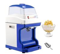 VzxCrue Broyeur à Glace éLectrique De Table, Machine à CôNes De Neige Automatique, éPaisseur RéGlable, Vitesse De Rotation éLevéE, pour Restaurants,5L