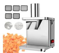 VzxCrue Coupe-Fruits éLectrique Dicer, Coupe-LéGumes en DéS 250 W, Coupe-LéGumes Professionnel, 5 Lames De Grille, pour Restaurants Specification3