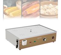 VzxCrue Cuit-Vapeur éLectrique avec Alarme De BrûLage à Sec, Cuit-Vapeur éLectrique Commercial, SystèMe d'alimentation en Eau IndéPendant, pour Les Recettes 6Holes