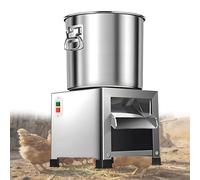 VzxCrue Hachoir éLectrique Commercial à 4 Lames, Robot MéNager Robuste, Broyeur en Acier Inoxydable De 1800 W, DéCoupe Rapide à 3500 TR/Min pour Une Alimentation Efficace des Poulets 1800W