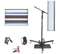 VzxCrue Kit De Lampe De Panneau De Ligne PDR à 3 Bandes Lampe à LED pour La RéParation des Bosses, avec éTui De Batterie pour La RéParation des Bosses.