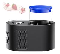 VzxCrue Machine à Faire Les Yaourts,Machine à Faire Les Yaourts en Pots De Verre avec Pot IntéRieur en Verre Et Minuterie Machine à Faire Les Yaourts avec ContrôLe De La TempéRature,Black