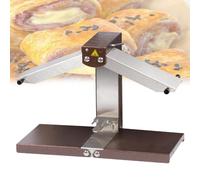 VzxCrue Machine à Fondre Le Fromage à Double Zone De Chauffage, Appareil à Raclette Traditionnel à Chauffage Rapide, Demi-Meule à Fromage RéGlable, pour Restaurant