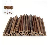 VZXZXE 50 pièces branche decorative bois 10cm batonnet en bois Branche en Bois Morceaux de branches naturel pour Loisir Créatif Bricolage Artisanat Décoration de Mariage Photo Props