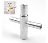 VZXZXE Clé carrée pour armoire de commande 7 mm/100 mm - Clé de purge de radiateur - Clé triangulaire multifonction