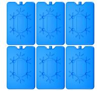 VZXZXE Pain de Glace pour Sac Isotherme，Bloc Glace pour Sac Isotherme，200ml Réutilisables et Extra Plat pour Voyage, Camping, Randonée, Garder Nourriture Fraîch