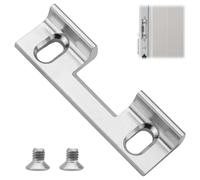 VZXZXE Pièce de rechange de type 115 pour plaques de serrure, 46 x 14,4 x 9 mm pièce de rechange pour gâche réglable, pièce de vissage pour tôle de fermeture standard gache de porte