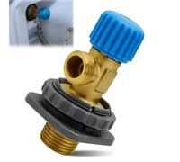 VZXZXE Robinet d'Arrêt WC Encastré 3/8", Vanne d'Angle en Laiton pour Réservoir de Chasse d'Eau, Remplacement Universel pour Systèmes Sanitaires Encastrés Courants