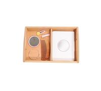 VZZCGJVT Cartes d'association Montessori, matériaux en Bois pour la Maternelle Correspondant Parfaitement au kit de Travail, Ensemble d'aide à l'enseignement des Langues,Grooming