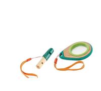 VZZCGJVT Jouets de Collection d'insectes Montessori, Habitat d'insectes avec visionneuse agrandie, Kit d'exploration d'activités de Plein air pour Enfants,Magnifying Glass Whistle Set