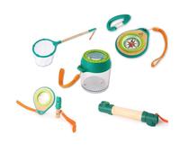 VZZCGJVT Jouets de Collection d'insectes Montessori, Habitat d'insectes avec visionneuse agrandie, Kit d'exploration d'activités de Plein air pour Enfants,7set