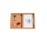 VZZCGJVT Jouets Montessori Jeu éducatif Scientifique d'appariement, Ensemble d'aides pédagogiques Montessori pour l'enseignement de la Langue, Kits de travaux similaires Correspondants,Farm Tools