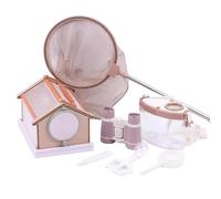 VZZCGJVT Kit d'exploration d'insectes en Plein air Montessori, Jouet Montessroi pour Les Enfants Qui se rapprochent de la Nature,Rose