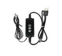 W-3301A Contrôleur de température numérique LED avec minuterie 5-24 V CC | ABS sonde de capteur étanche, convient pour la culture et la fermentation