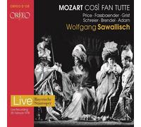 W. A. Mozart - Cosi Fan Tutte [Cd] Germany - Import