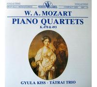 W.A. Mozart:Piano Quartets K.478 & K.493- Tatrai Trio & Gyula Kiss