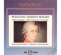 W.A. Mozart Symphonie No 41, Konzert für Violine Nr 3 G-Dur KV 216