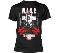 W.A.S.P - "Crimson Idol Tour" T-shirt Homme/Femme Unie PH504 (S) (Noir)