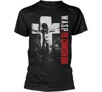 W.A.S.P. The Crimson Idol Wasp T-Shirt Unisex Mens Fashion Shirt Cotton Tee Shirts Short Sleeve Black Manches Courtes(3X-Large)