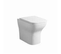 W.C. SANS REBORD, BLANC POLI, AVEC COUVERCLE SWING