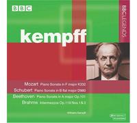 W. Kempff - Kempff Esegue Mozart, Schubert, Brahms [Import]