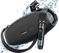 W-KING 120W Max Enceinte Bluetooth Puissante avec Microphone sans Fil