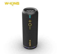 W-KING 30W Sans Fil Bluetooth HautréusSuper Bass HONBox Portable Son Colonne RVB Lumière IPX7 Étanche En Plein Air Subwoofer TWS - Type D320