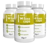 W-Loss - 180 Gélules (3x 60 Gélules), Paquet De 3