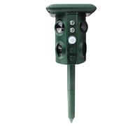 W-Lynn Répulsif Solaire à ultrasons antiparasitaire Jardin extérieur Animal antiparasitaire répulsif Souris éloigner Les Animaux capteur PIR Oiseau Chat Chien répulsif Chauve-Souris
