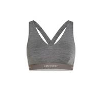 W Mer 125 Cool-lite Sprite Racerback Bra Gristone Heather | Icebreaker S