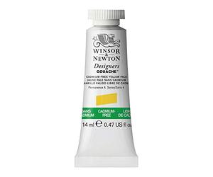 W&N DESIGNERS GOUACHE 14ML TB JAUNE PALE SANS CADMIUM