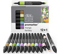 W&N PROMARKER SET X12+1 MANGA FANTASY