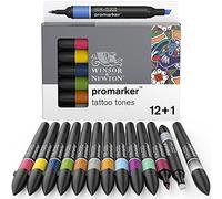 Winsor & Newton – Set de marqueurs ProMarker 12+1 – Tons tatouage