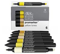 W&N PROMARKER SET X6 TONS JAUNES