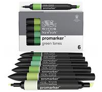 W&N PROMARKER SET X6 TONS VERTS
