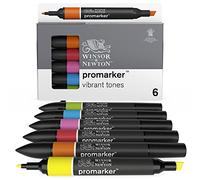 W&N PROMARKER SET X6 TONS VIBRANTS