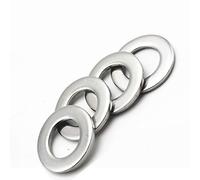 W-NUANJUN-SPRING, 100pcs DIN125 ISO7089 M1.6 M2 M3 M4 M5 M2.5 M6 304 machine en acier inoxydable Rondelle métrique plat Joint Rondelle (Taille : M2)