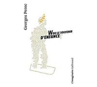 W ou le souvenir d'enfance by Perec, Georges (1993) Mass Market Paperback