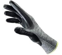 W+R 111-553-120-07 Genius Lot de 10 paires de gants de montage confortables et respirants Noir/gris Taille 7