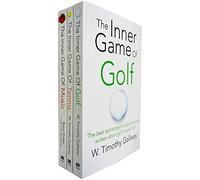 W Timothy Gallwey Ensemble de collection de 3 livres (jeu intérieur de golf, jeu intérieur de tennis et jeu intérieur de musique)
