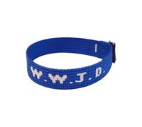 W.W.J.D. Collier tendance avec monogramme imprimé bracelet bracelet sangle unisexe bracelet réglable bracelets manchette, taille unique, Nylon, Pas de gemme